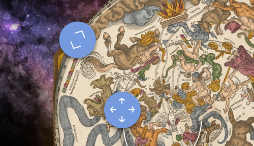 historische Astronomie-Illustration
